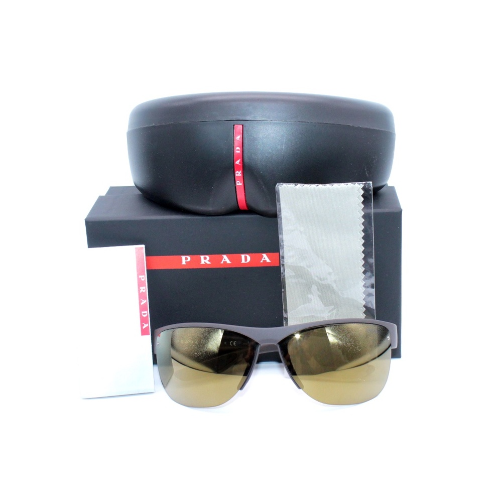 Prada 0PS 17US VYY72368 Mens Sunglasses Brown Rubb